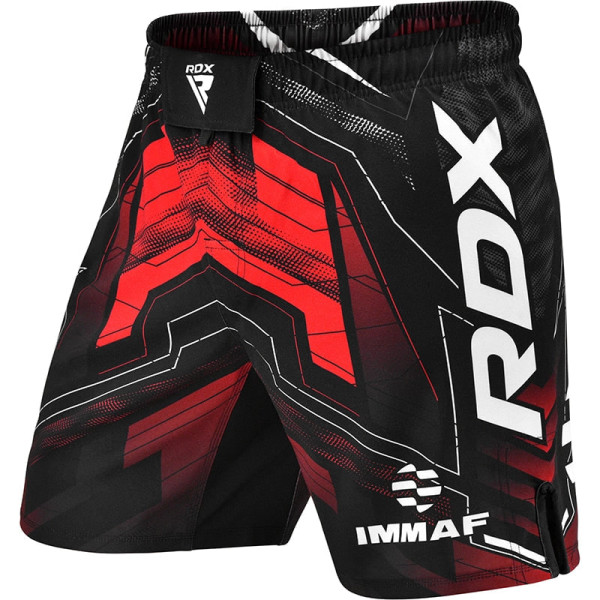 Шорти для MMA RDX IMMAF Approved Fight & Training Red