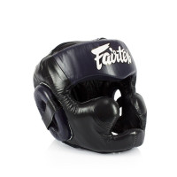 Боксерський шолом Fairtex HG13L Diagonal Vision Head Guard Black