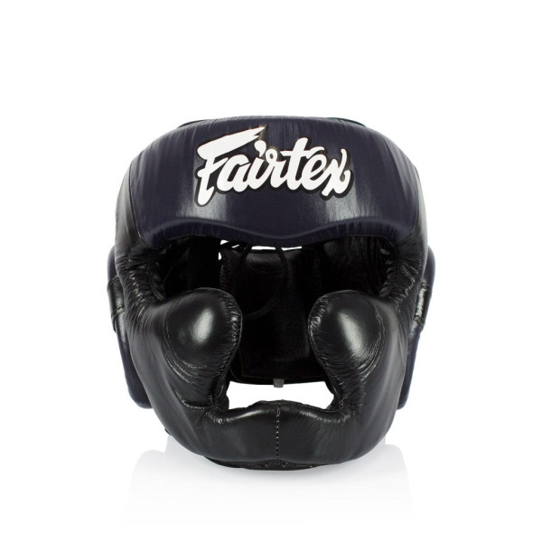 Боксерський шолом Fairtex HG13L Diagonal Vision Head Guard Black