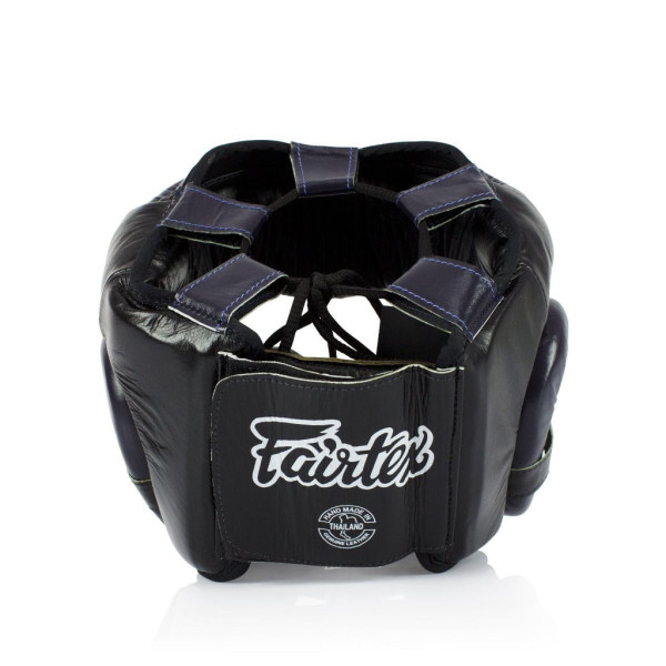 Боксерський шолом Fairtex HG13L Diagonal Vision Head Guard Black