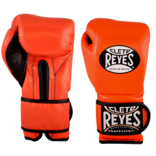Боксерські рукавиці Cleto Reyes Leather Contact Closure Gloves Orange
