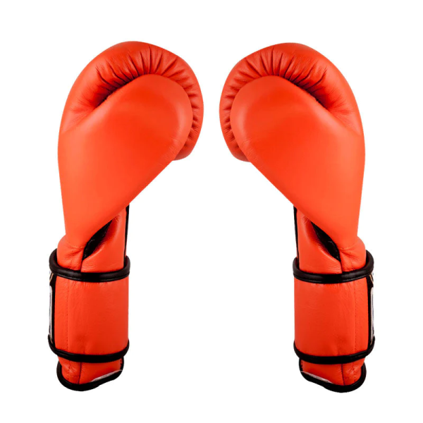 Боксерські рукавиці Cleto Reyes Leather Contact Closure Gloves Orange