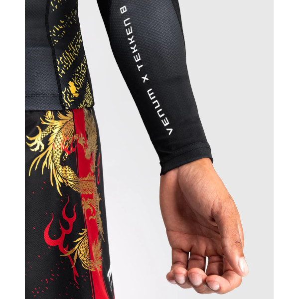 Рашгард Venum x TEKKEN 8 Marshall Law Rashguard Black Red Gold