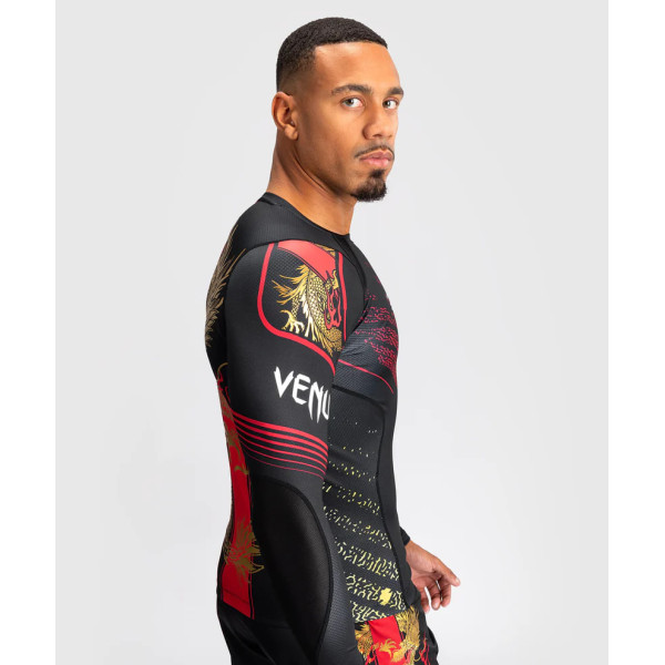 Рашгард Venum x TEKKEN 8 Marshall Law Rashguard Black Red Gold