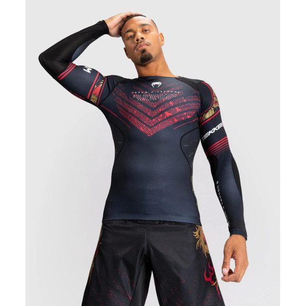 Рашгард Venum x TEKKEN 8 Marshall Law Rashguard Black Red Gold