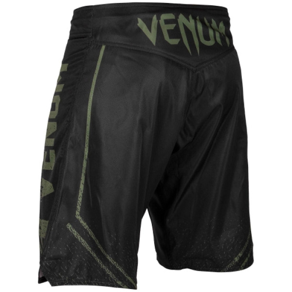 Шорти для ММА Venum Signature Fightshorts Black Khaki Exclusive