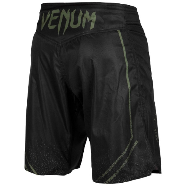 Шорти для ММА Venum Signature Fightshorts Black Khaki Exclusive