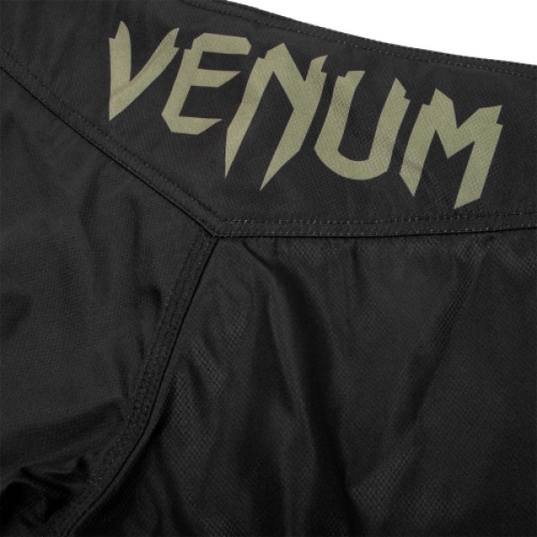 Шорти для ММА Venum Signature Fightshorts Black Khaki Exclusive