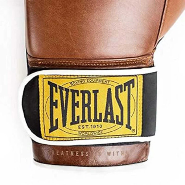 Боксерські рукавиці Everlast 1910 Training Gloves Hook and Loop Brown