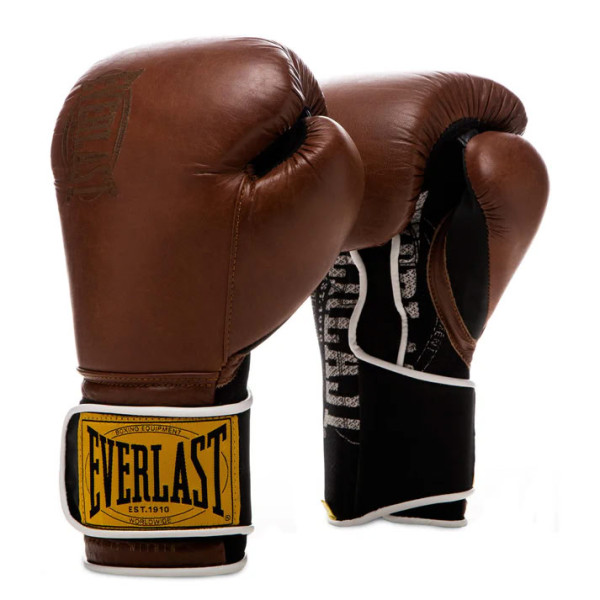 Боксерські рукавиці Everlast 1910 Training Gloves Hook and Loop Brown