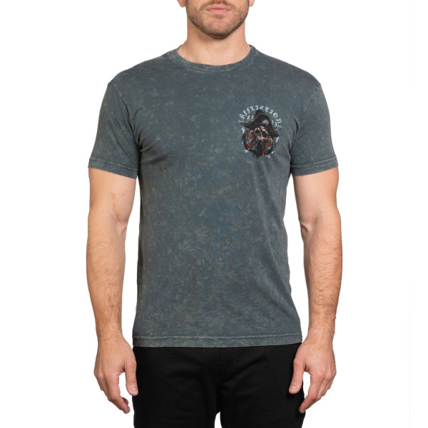 Футболка Affliction Sunken Wreck Gun Metal