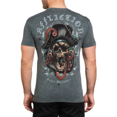 Футболка Affliction Sunken Wreck Gun Metal