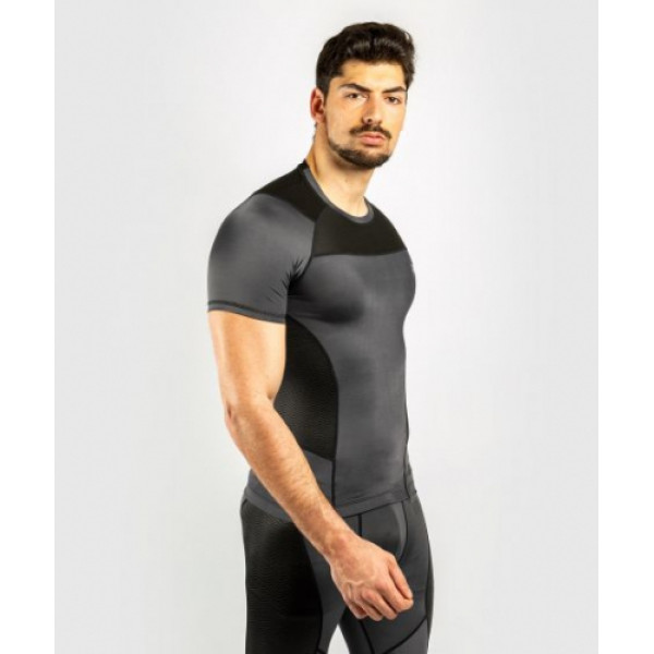 Рашгард Venum G-Fit Rashguard Short Sleeves Grey Black