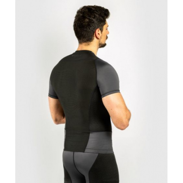 Рашгард Venum G-Fit Rashguard Short Sleeves Grey Black