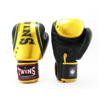 Боксерські рукавиці Twins Fancy FBGVL3-TW4 Black Gold