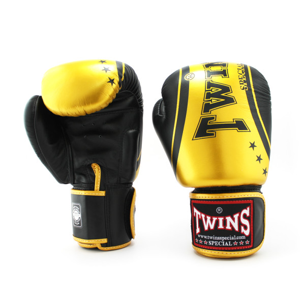 Боксерські рукавиці Twins Fancy FBGVL3-TW4 Black Gold