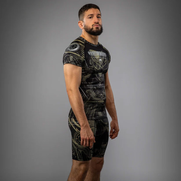 Рашгард Venum Invader Short Sleeve Rashguard Black Sand
