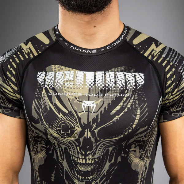 Рашгард Venum Invader Short Sleeve Rashguard Black Sand