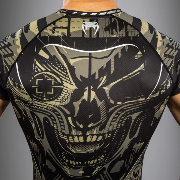 Рашгард Venum Invader Short Sleeve Rashguard Black Sand
