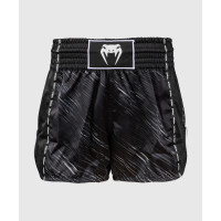 Тайські шорти Venum Rapid Muay Thai Shorts - Black/Storm Grey