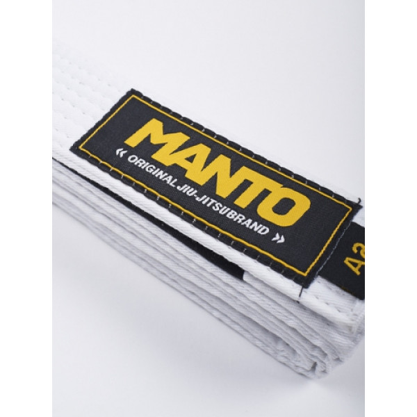 Пояс для кимоно MANTO Original BJJ Belt White