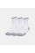 Шкарпетки Under Armour ArmourDry® Run Cushion Unisex 3 Pack Mid Crew White Reflective