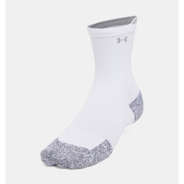 Шкарпетки Under Armour ArmourDry® Run Cushion Unisex 3 Pack Mid Crew White Reflective