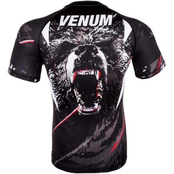 Рашгард Venum Grizzli Rashguard Short Sleeves Black