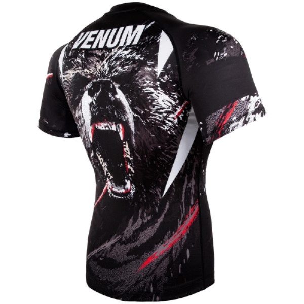 Рашгард Venum Grizzli Rashguard Short Sleeves Black
