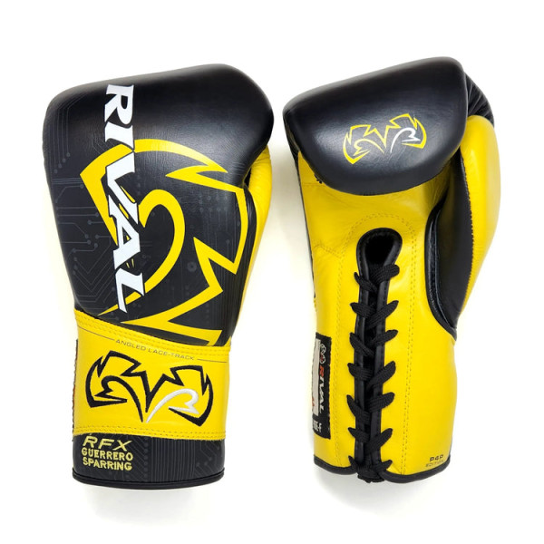 Боксерські рукавиці Rival RFX Guerrero Sparring Gloves P4P Edition Black Yellow