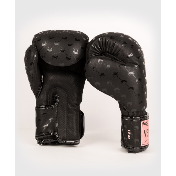 Боксерські рукавиці Venum Impact Monogram Boxing Gloves Black Pink Gold