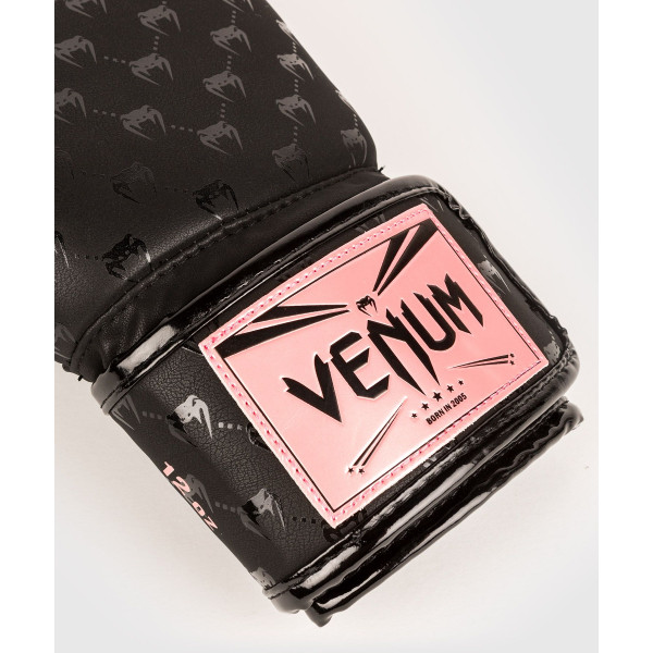 Боксерські рукавиці Venum Impact Monogram Boxing Gloves Black Pink Gold