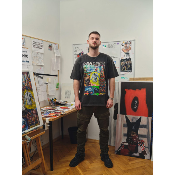 Футболка MANTO T-shirt IVO Black