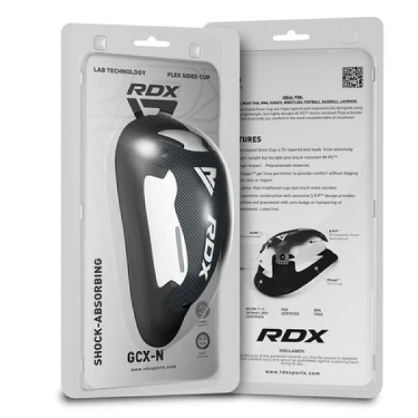 Захист паху RDX 1N Gel Groin Protection Cup WhiteBlack