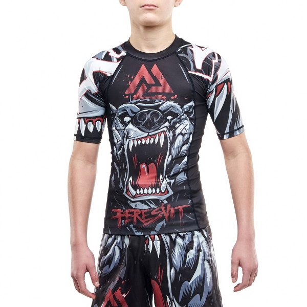 Дитячий рашгард Peresvit Battle Bear Kids Short Sleeve