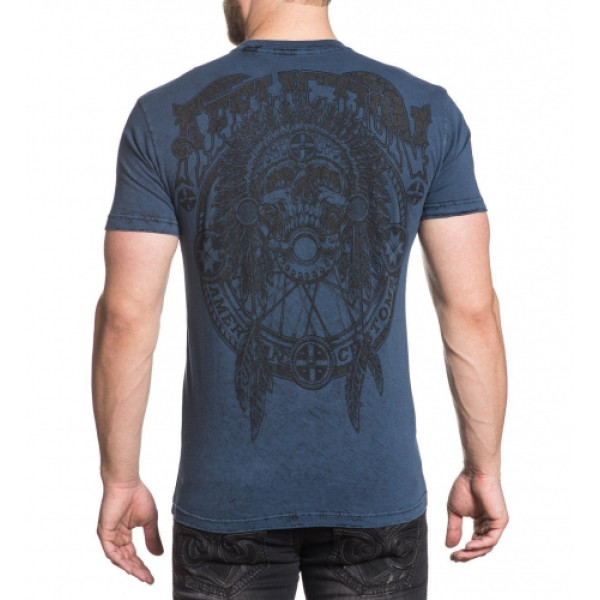 Двостороння футболка Affliction Bull Run Dusk Reversible Tee