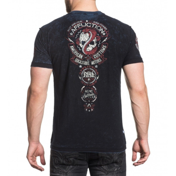 Двостороння футболка Affliction Bull Run Dusk Reversible Tee
