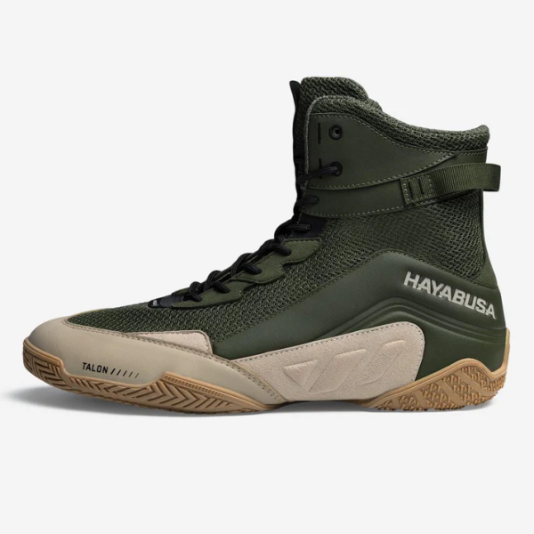 Боксерки Hayabusa Talon Boxing Shoes Green Tan