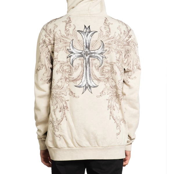 Худі Affliction Jump Po Hood Sand Lava Wash
