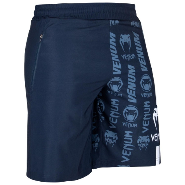 Шорти Venum Logos Training Shorts Navy Blue White