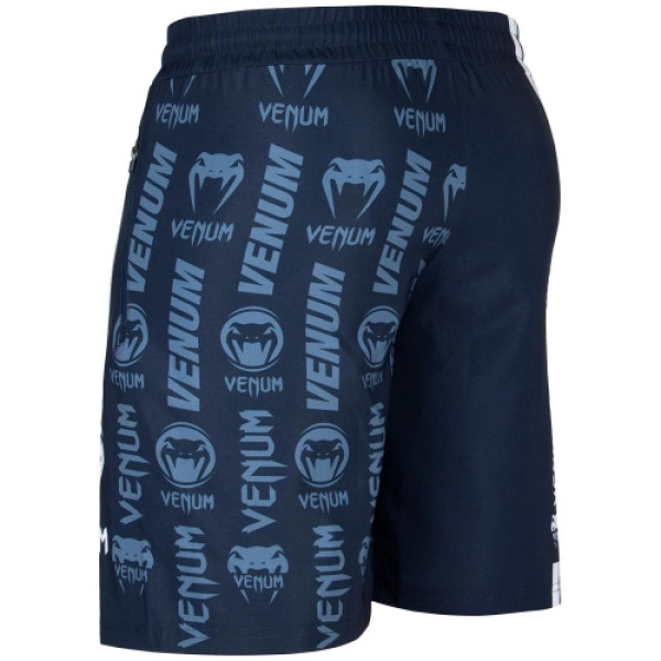 Шорти Venum Logos Training Shorts Navy Blue White