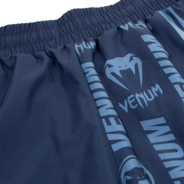 Шорти Venum Logos Training Shorts Navy Blue White