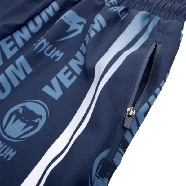 Шорти Venum Logos Training Shorts Navy Blue White