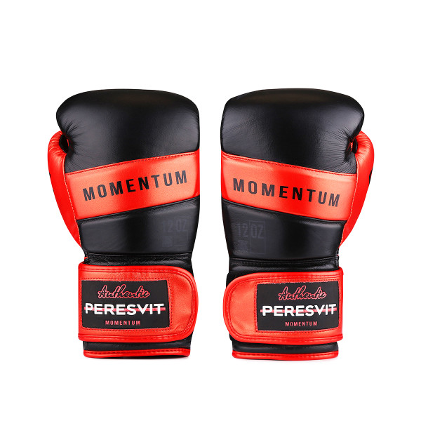 Боксерські рукавиці Peresvit Momentum Boxing Gloves Black Metalic Orange