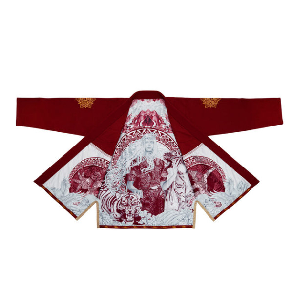 Жіноче кімоно Fairtex BJJ4 Gi Sida Burgundy