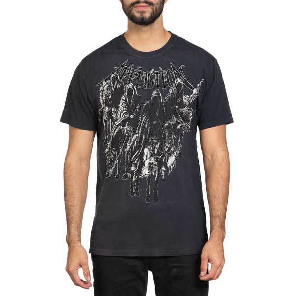 Футболка Affliction Black Night Tee Black Beauty Potassium Spray