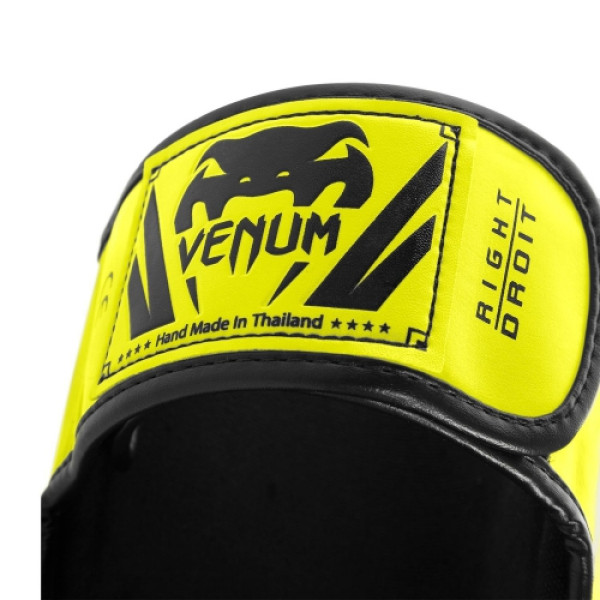 Захист гомілки Venum Elite Standup Shinguards Neo Yellow