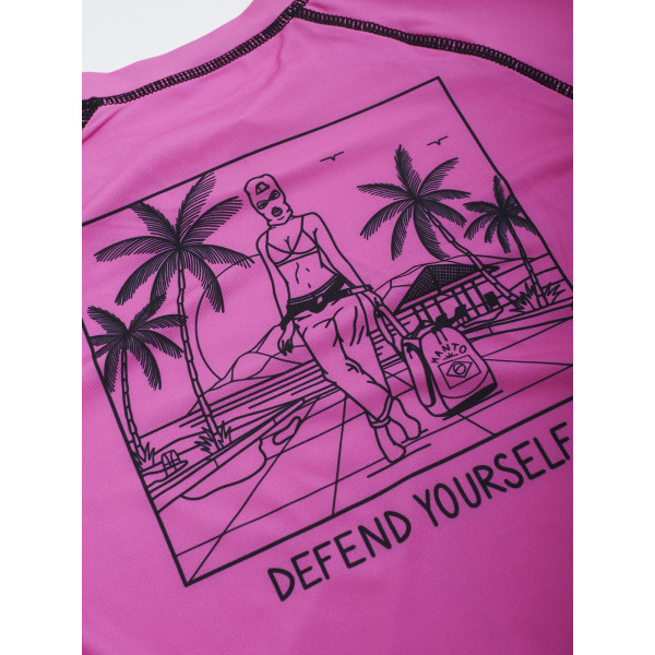 Рашгард MANTO Shortsleeve KTOF Pink