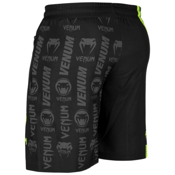 Шорти Venum Logos Training Shorts Black Neo Yellow