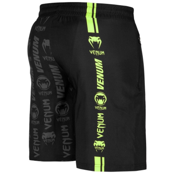 Шорти Venum Logos Training Shorts Black Neo Yellow